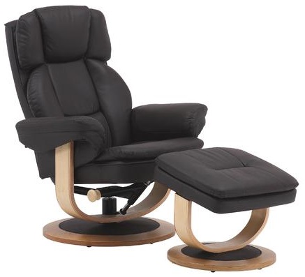 relaxační křeslo s taburetem fm 410