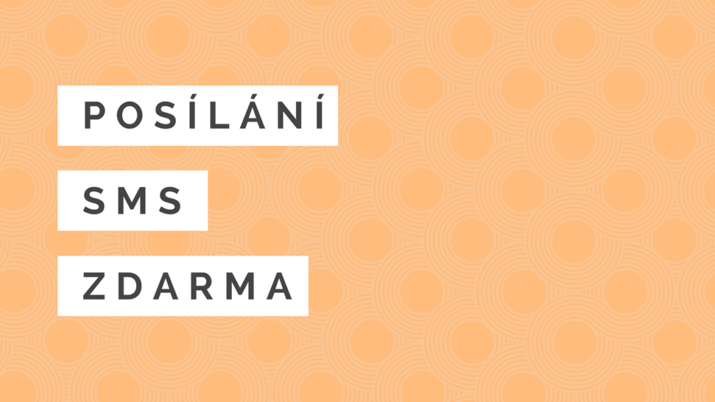 Jak poslat SMS zdarma