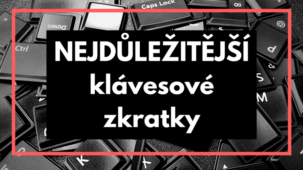 Klávesové zkratky pro speciální znaky