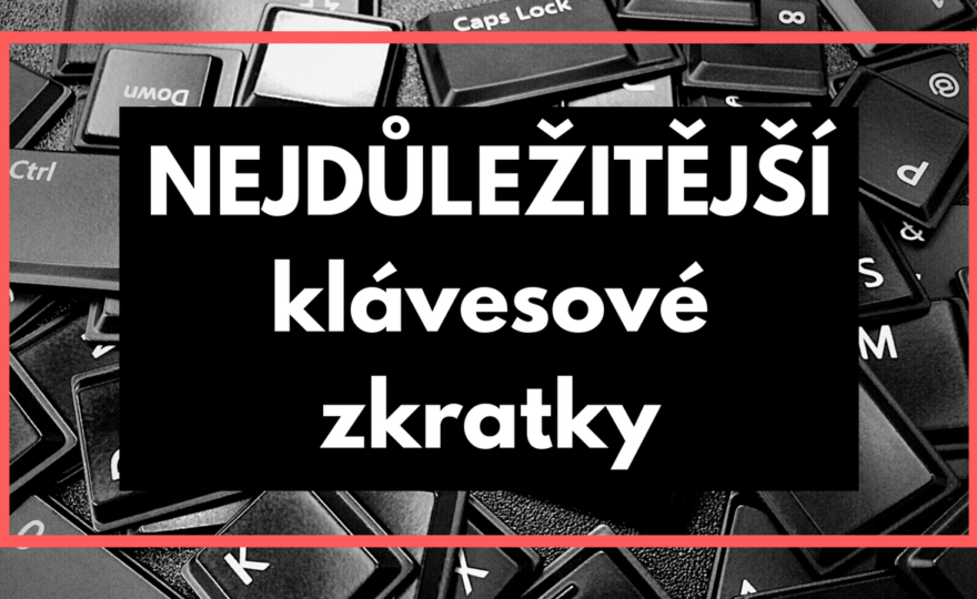 Klávesové zkratky pro speciální znaky