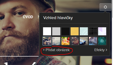 Ã�prava pozadí