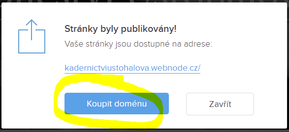 vlastní doména