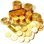 Zlaté svitky a mince