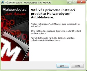 Instalace Anti-Malware