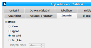 zarovnani