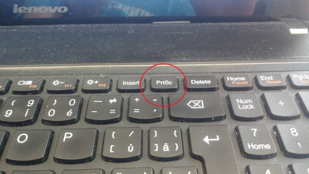 klávesa print screen