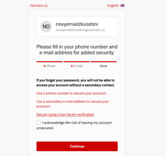 jak si založit email
