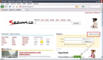 Jak si založit email