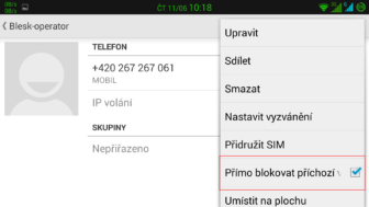 jAK ZABLOKOVAT ČÍSLO