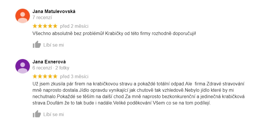 Hodnocení Zdravéstravování