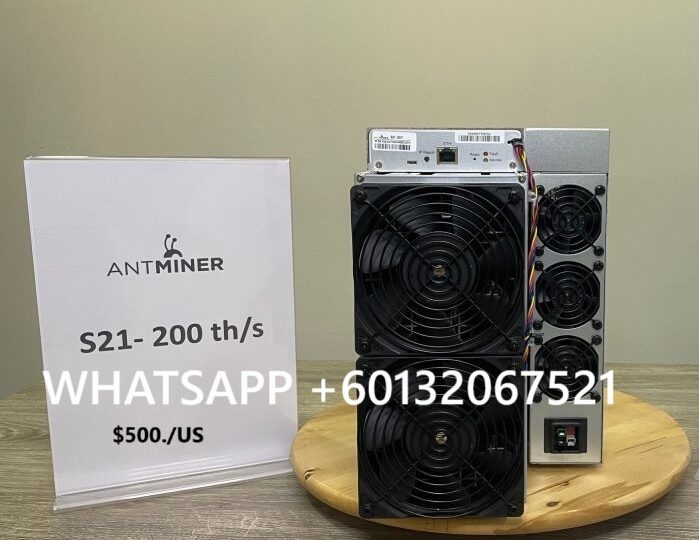 Bitmain Antminer S21 200T BTC Bitcoin Miner + psu 500$ best price